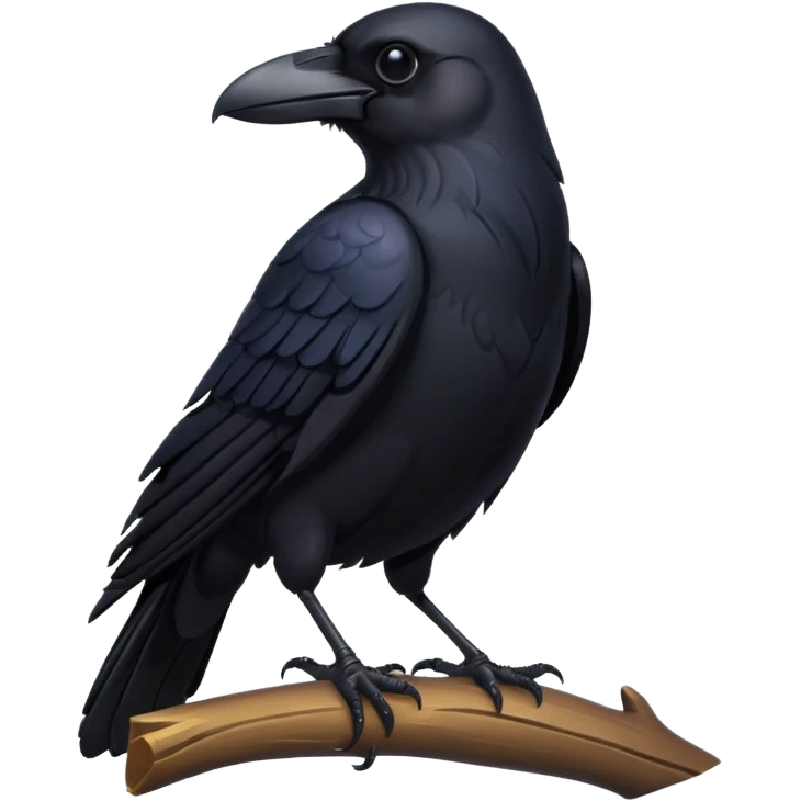 Black raven emoji