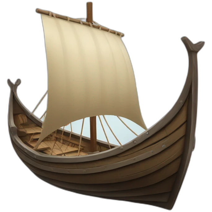 Viking longboat emoji