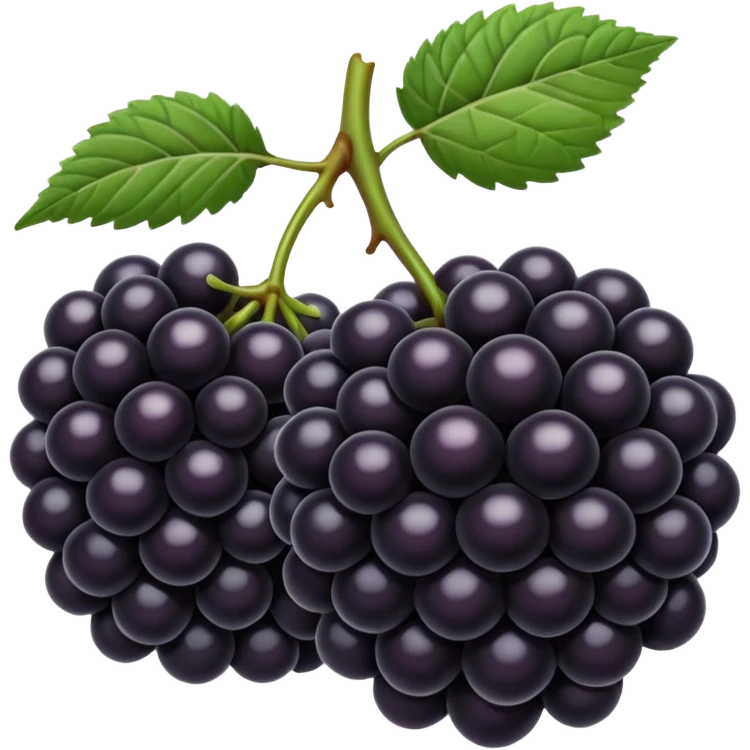 blackberries emoji