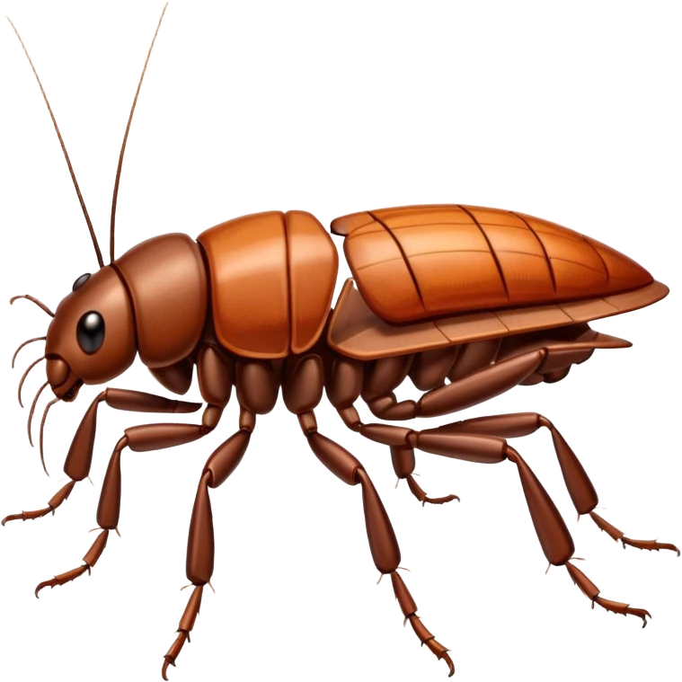 Cockroach Laying on a lawn chair ￼ emoji