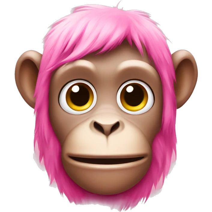 Pink monkey  emoji