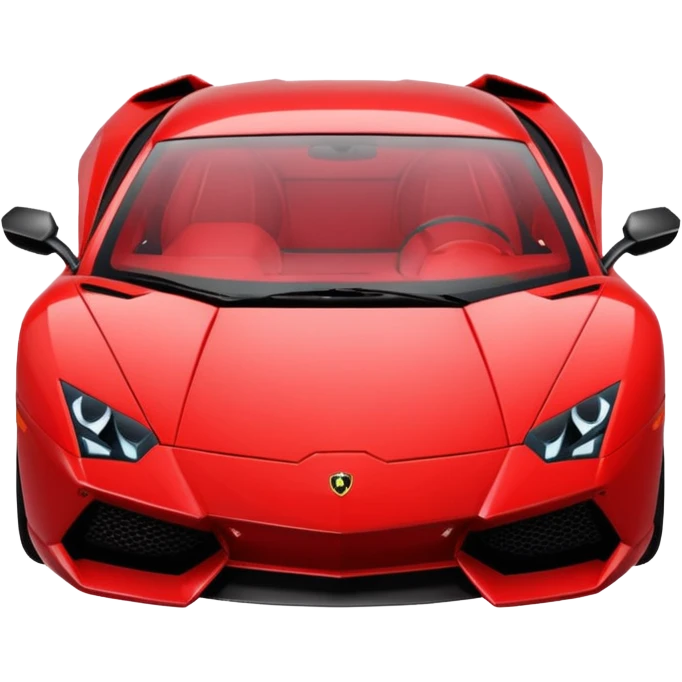 Red Lamborghini emoji