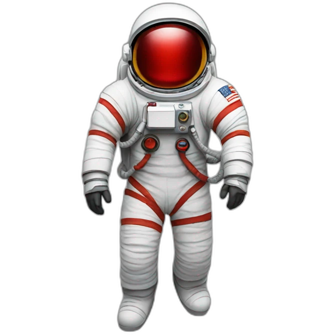 red astronaut emoji