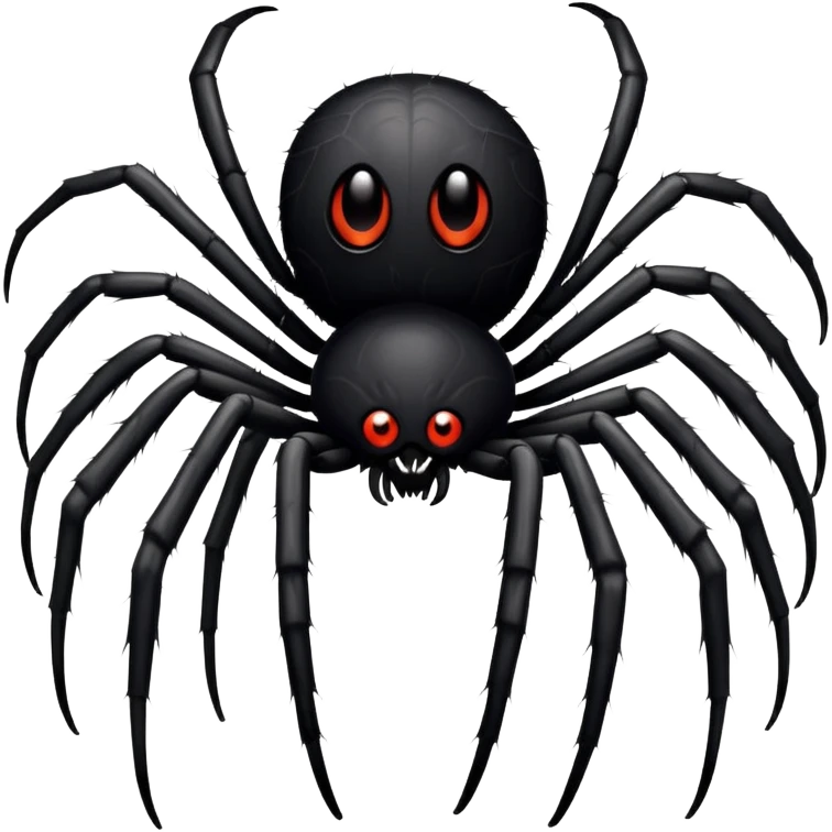 A huge creepy spider emoji