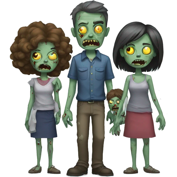 zombie family emoji