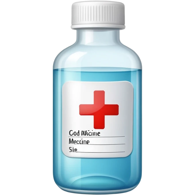 Cold medicine emoji