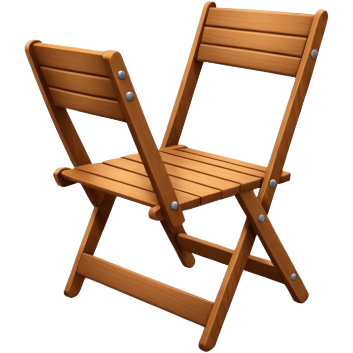 Chair folding emoji