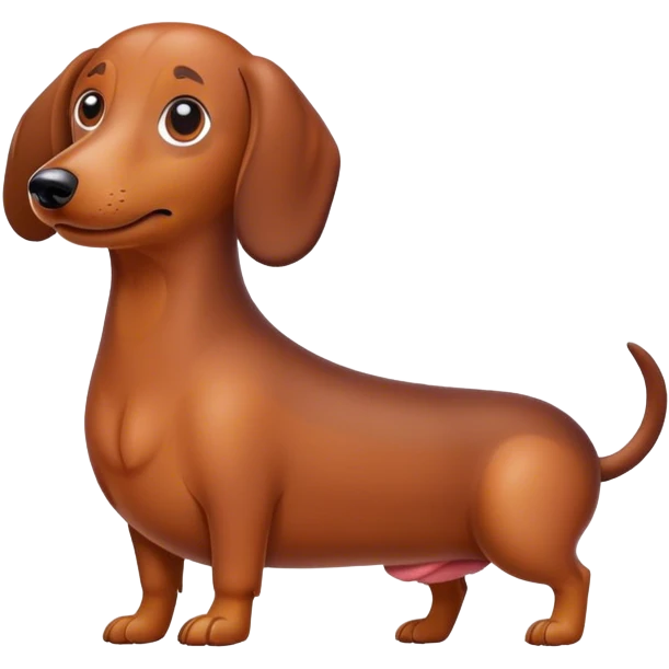 Sausage dog  emoji