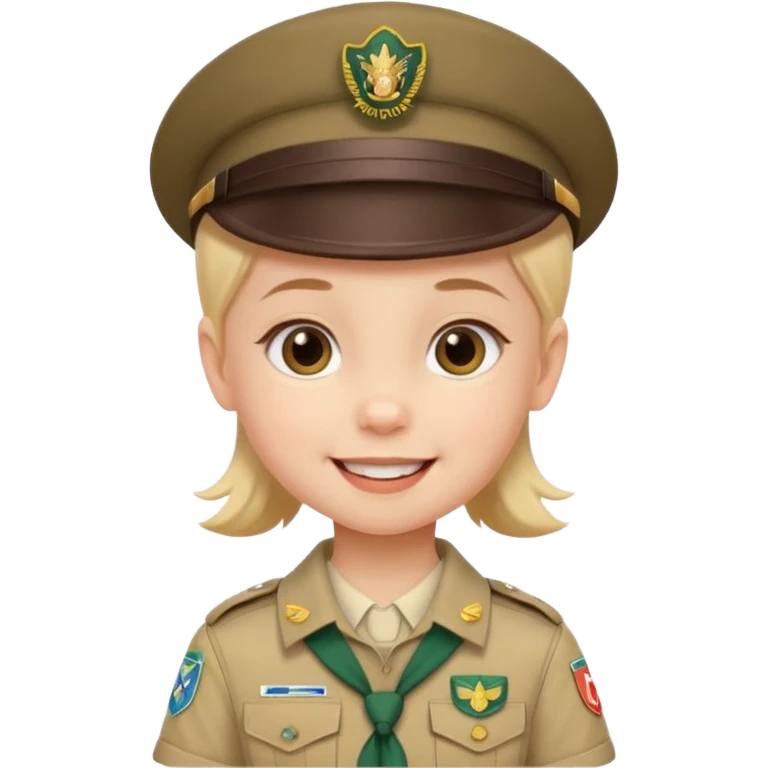 very small baby scout girl emoji
