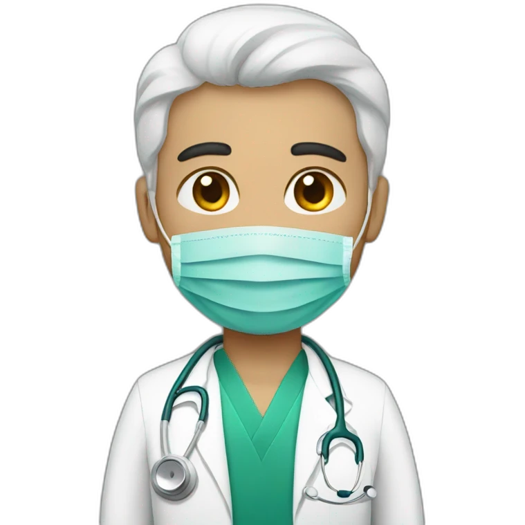 Saudi man doctor emoji