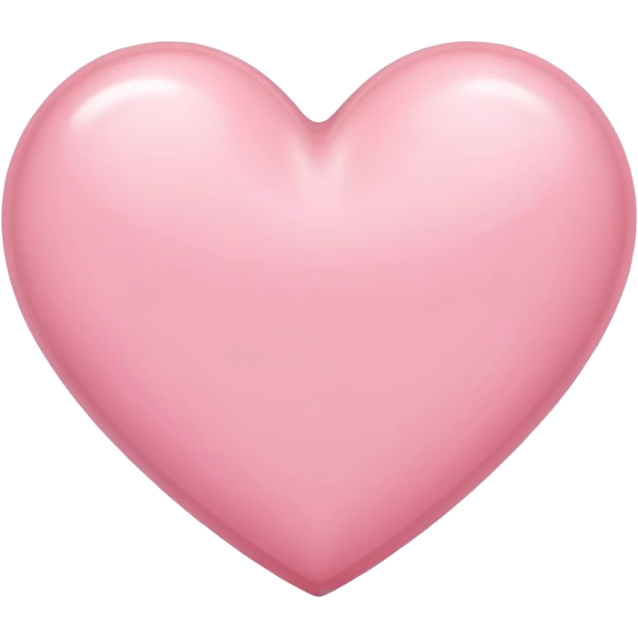 Light pink heart emoji