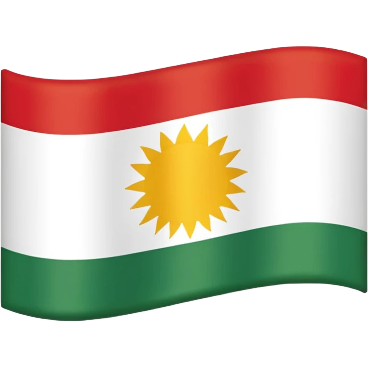 Kurdistan flag emoji emoji