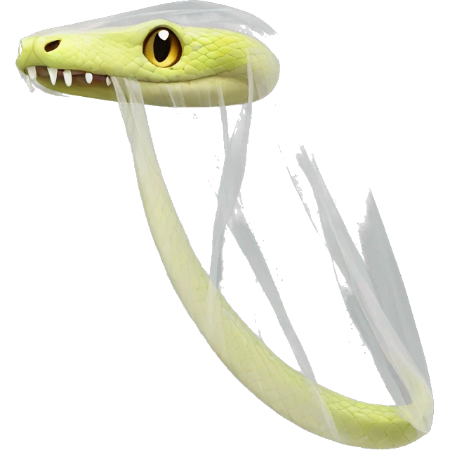 snake wedding veil emoji