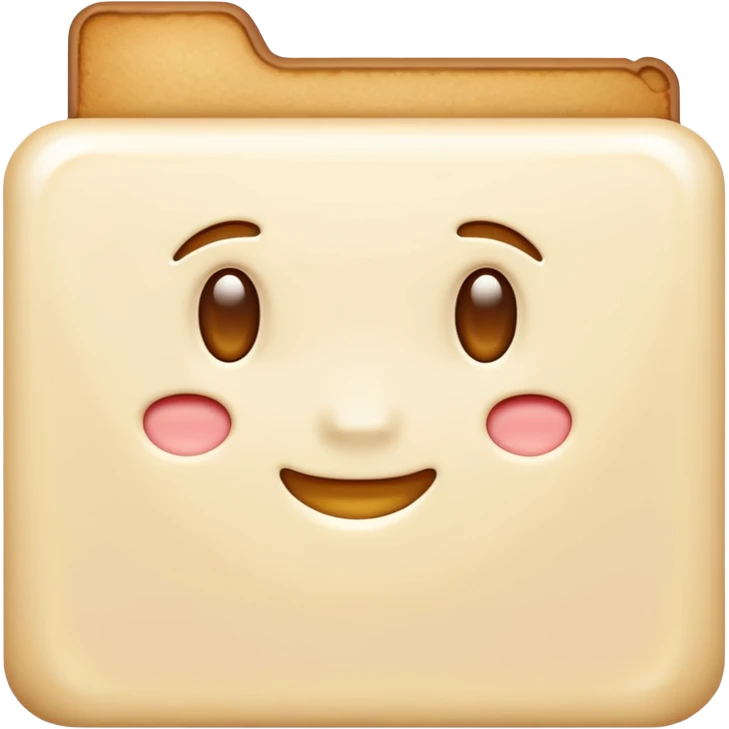 Letter color Creamy emoji