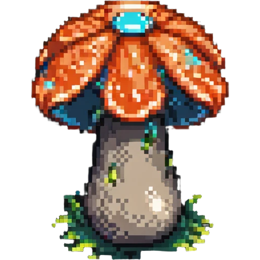 glowing mushroom emoji