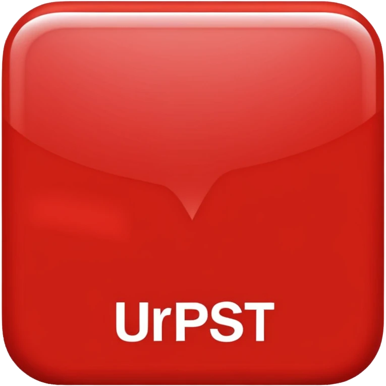 a red square with the words "ur pist" in the middle of the square emoji
