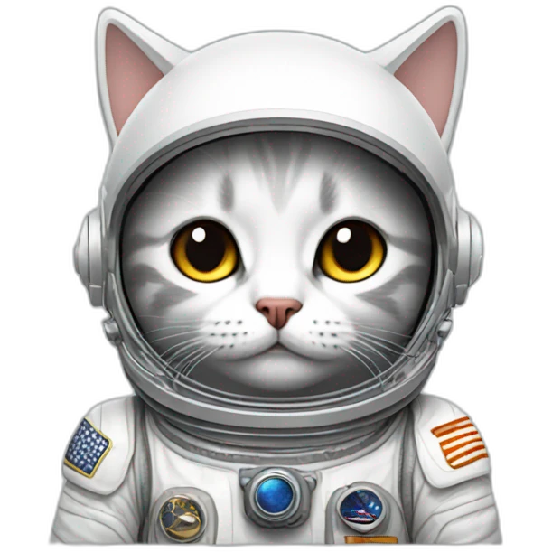 Gato astronauta emoji