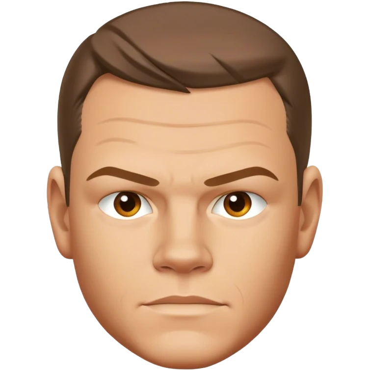 photorealistic Matt Damon character from Avatar movie emoji