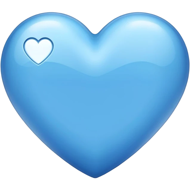 blue heart emoji