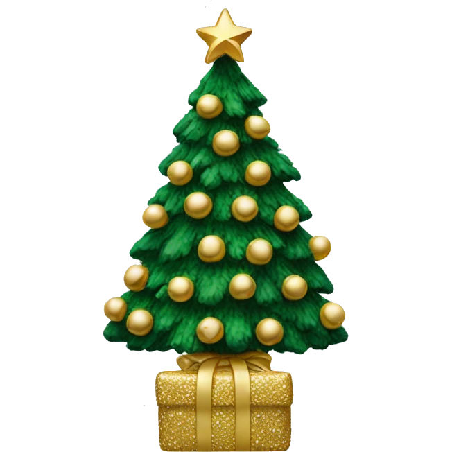 Chanel Christmas tree emoji