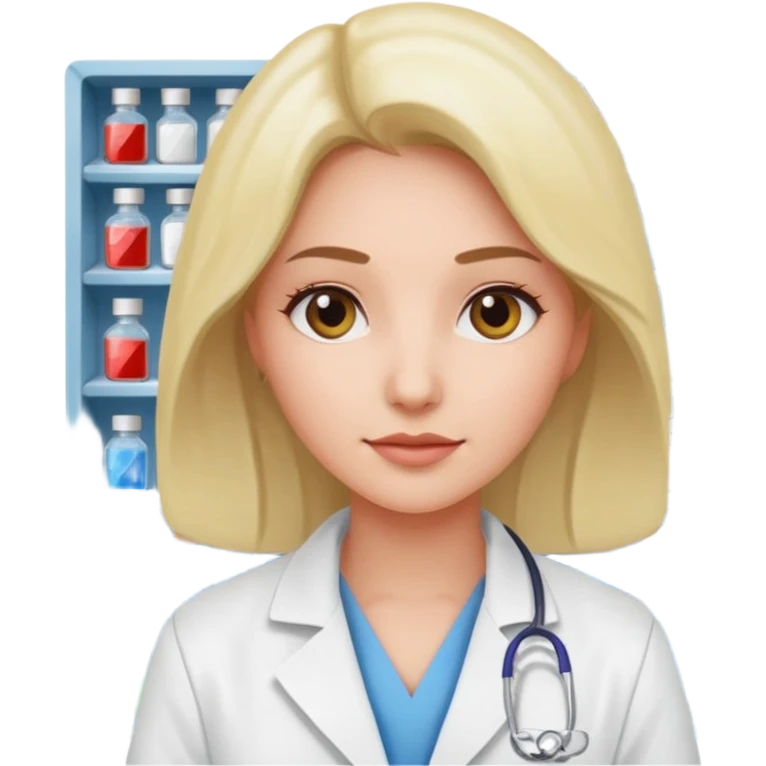 una mujer en una farmacia emoji