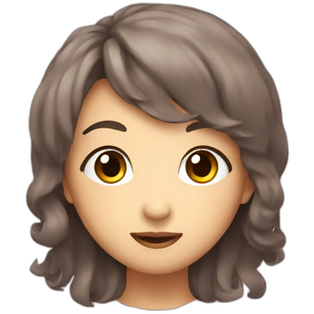 Personnage kawaii emoji