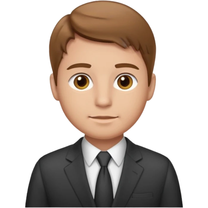 man with lgiht brown hair doing back, round cheeks at work lighter skin, hazel eyes emoji