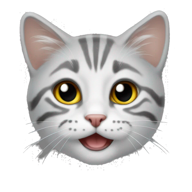 Кошка с бантиком emoji
