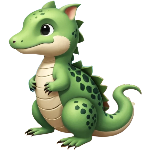 Зелёная собака emoji