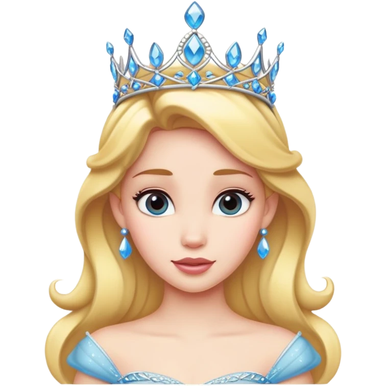 Disney princess with tiara emoji