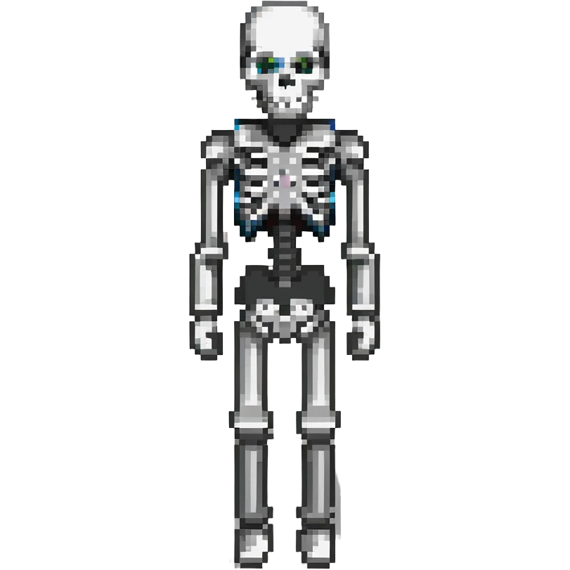 Minecraft skeleton emoji