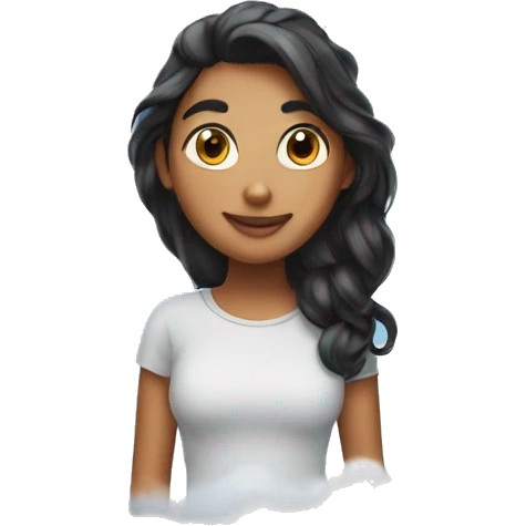 Put the name Disha among clouds  emoji