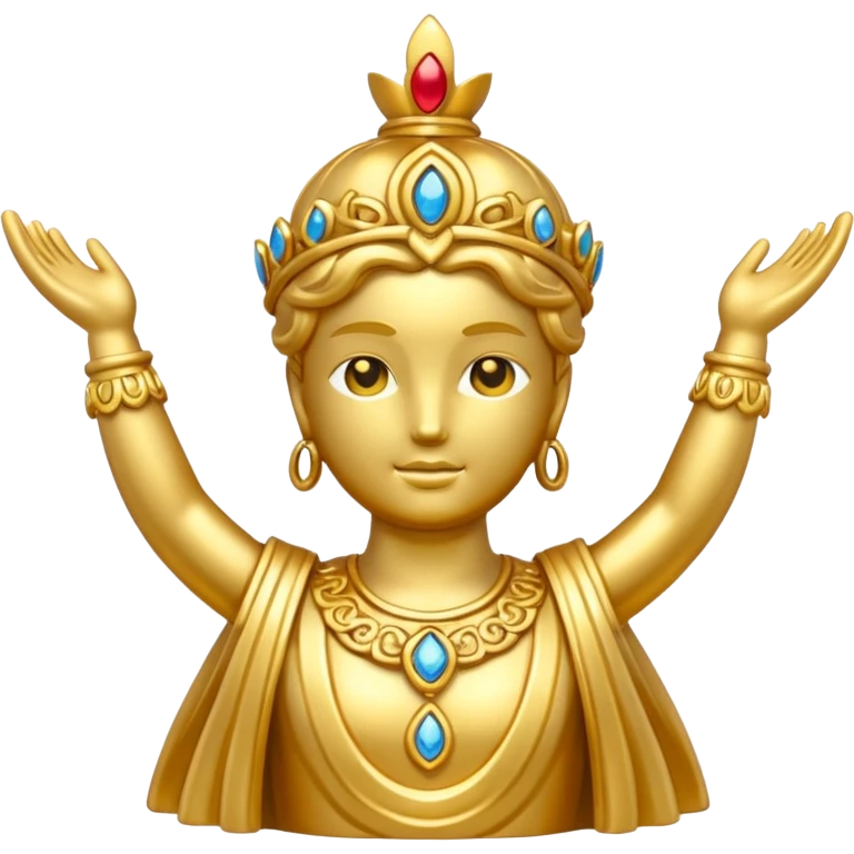 statue gold emoji
