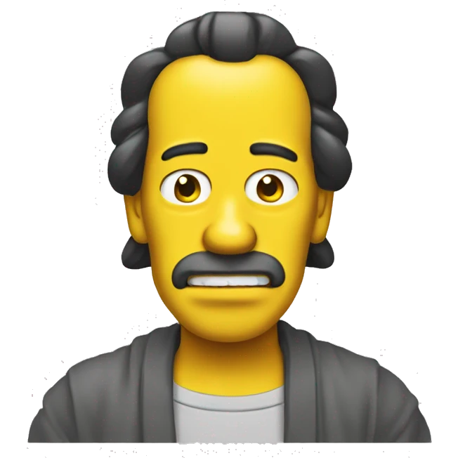 Chinese Homero Simpson emoji