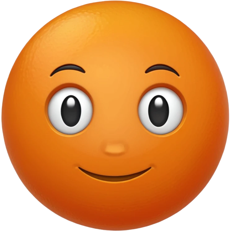 An orange 2  emoji