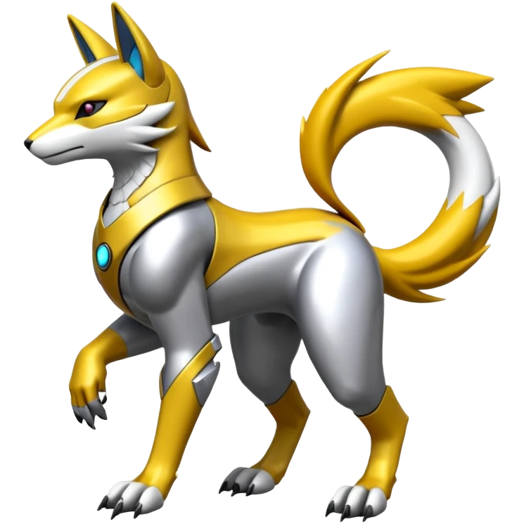  Futuristic Renamon (full body) emoji