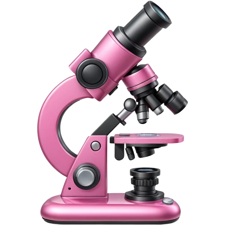 pink microscope emoji