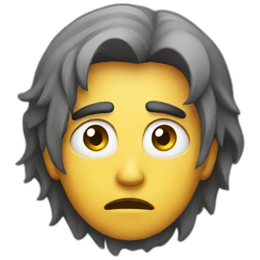 depressed emoji
