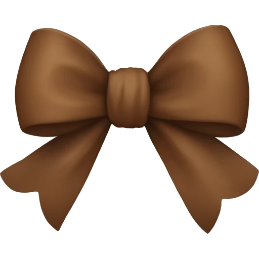 Brown Bow emoji