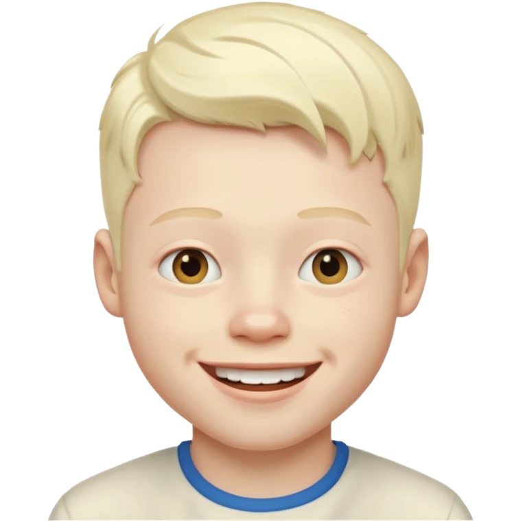 A albino kid named Justin emoji