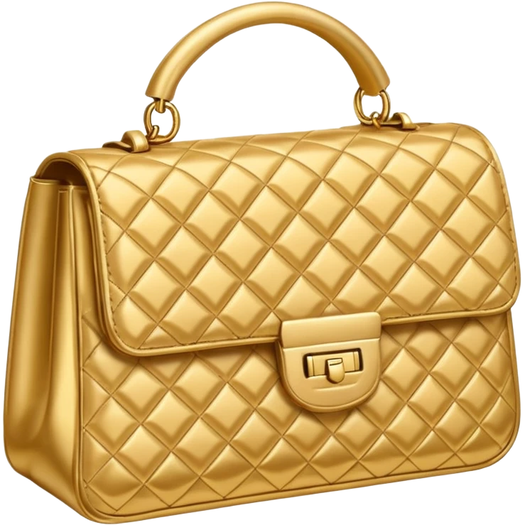 golden fashion bag emoji