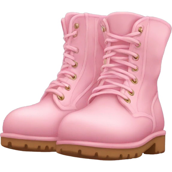 Light pink boots emoji