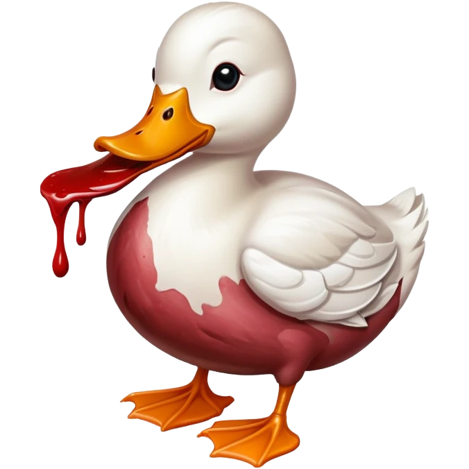 Duck raw meat emoji
