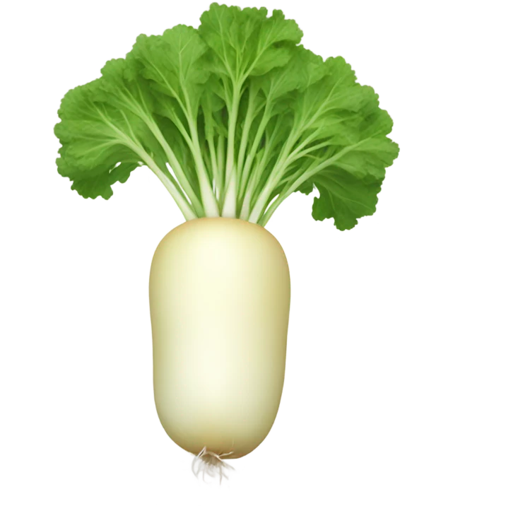  Daikon Radish emoji