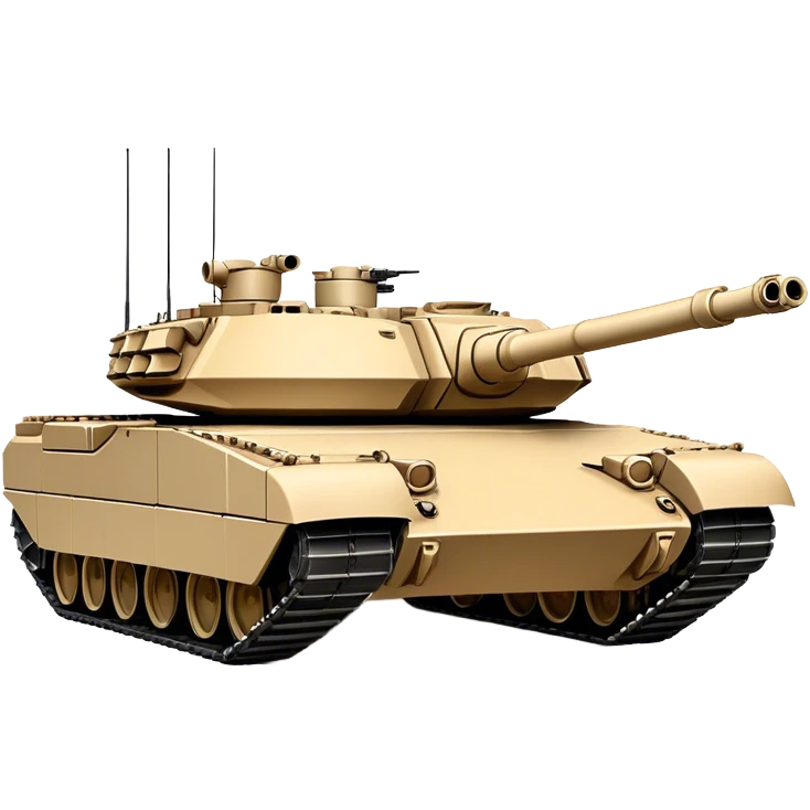 M1 Abrams Tank (sand colour) emoji