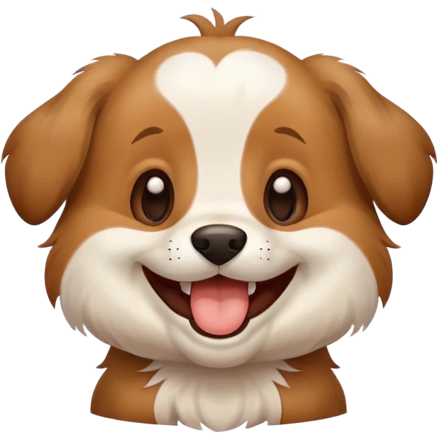 Puppy laughing  emoji