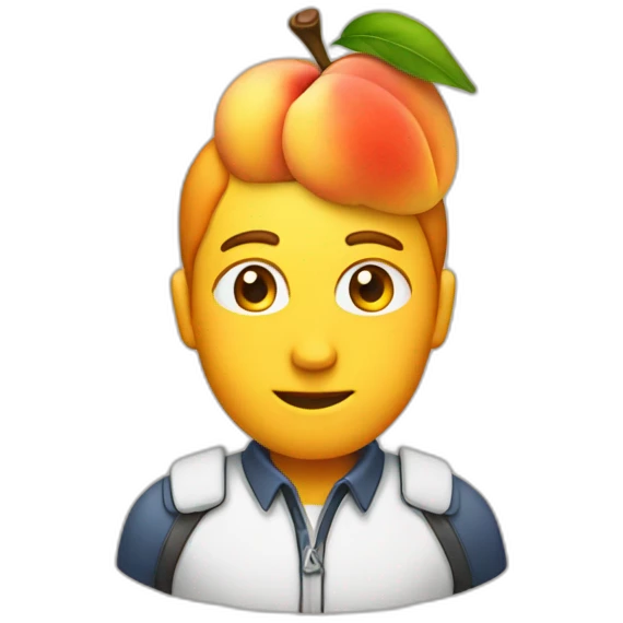startup peach emoji