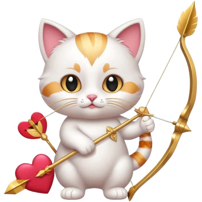 Gato cupido emoji