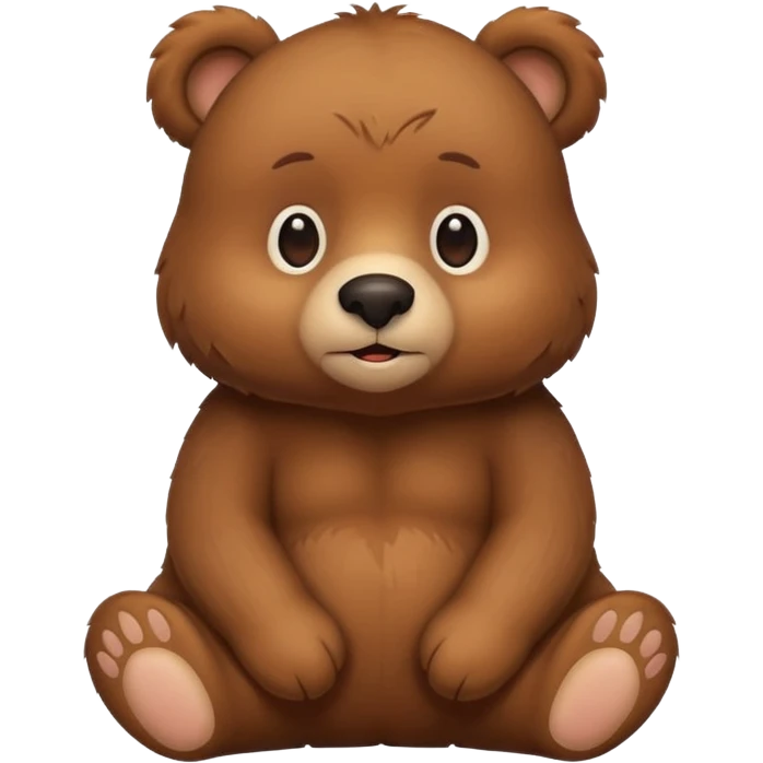 a cute bear emoji