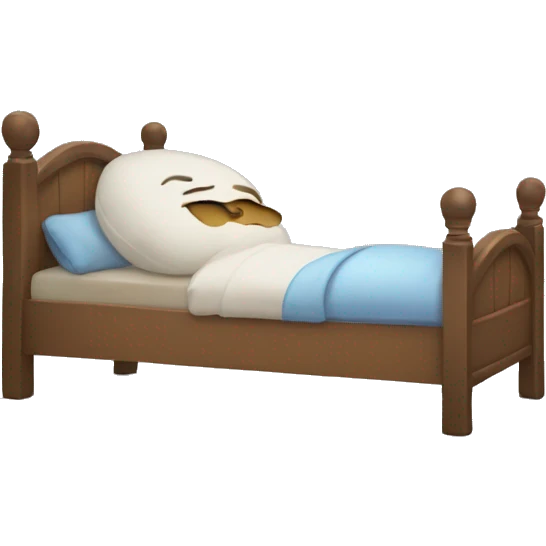 To sleep emoji